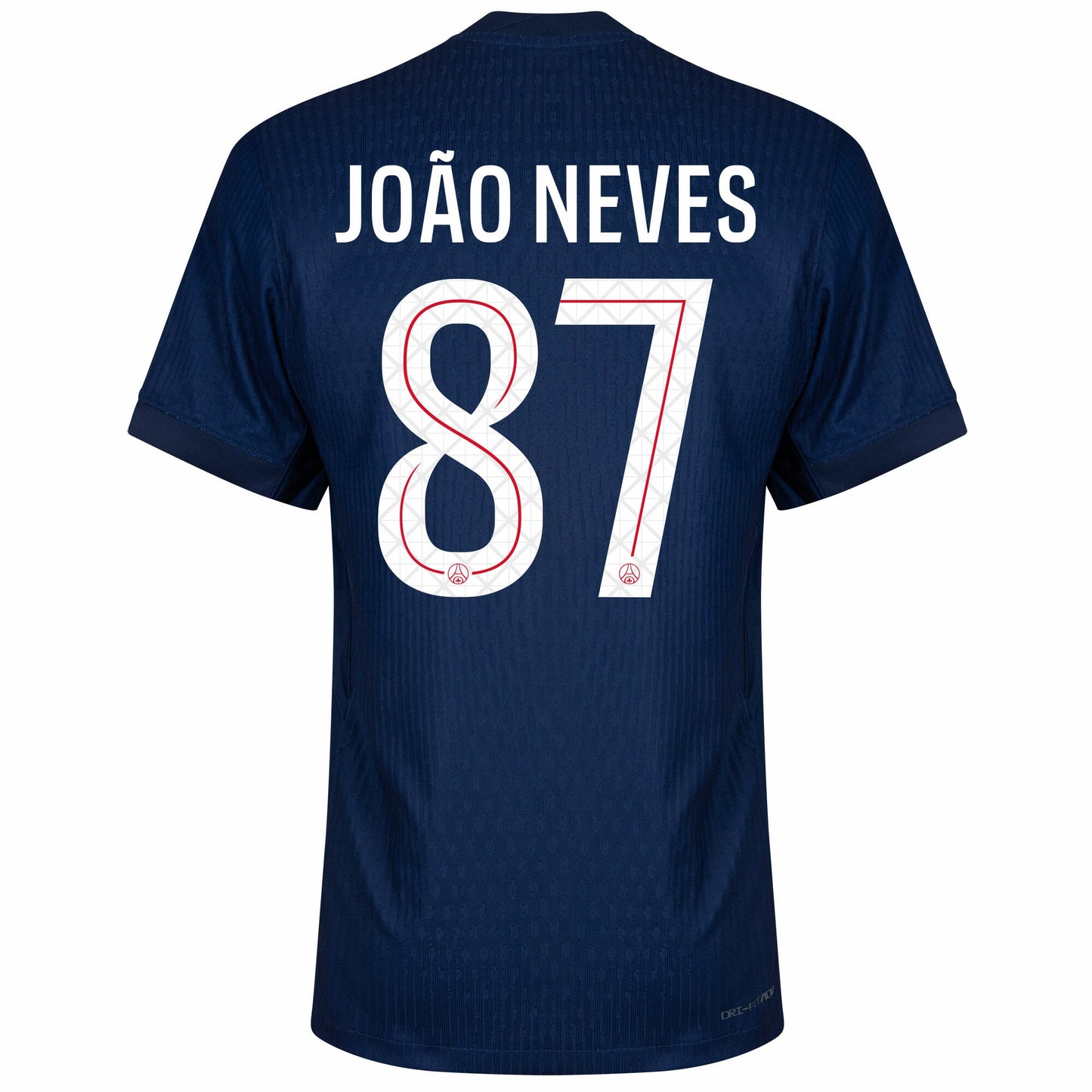 PSG Dri-Fit ADV Match Home João Neves 87 Fan Jersey Shirt 2025-2026 (Champions League) Go Jersey