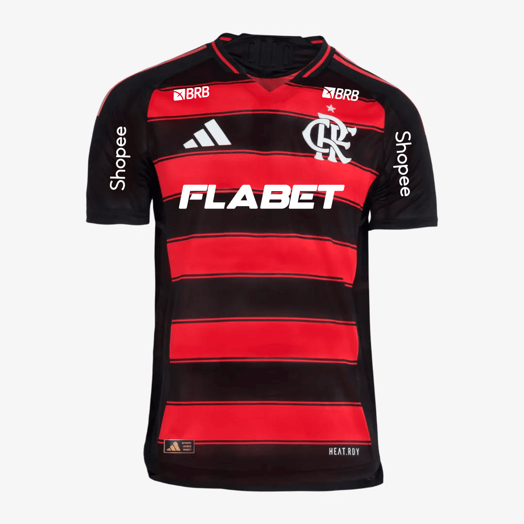 Jersey Flamengo 2025/26 I Player With Sponsors Go Jersey