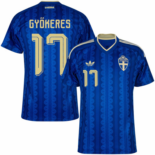 Sweden Away Fan Jersey Gyökeres 17 Shirt 2026-2027 GoJersey