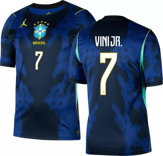 Brazil Away Blue - #Vini Jr. #7 Brasil Fan Version World Cup 2026
