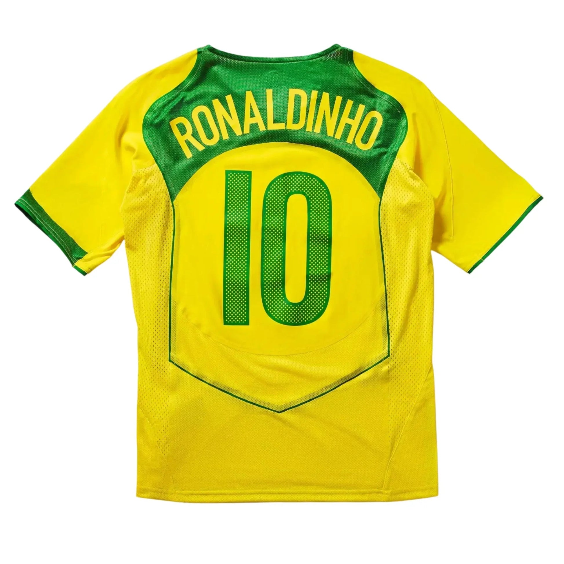 Jersey National Team Brazilian 2004 I Fan Reedição Total 90 RONALDINHO 10 Go Jersey