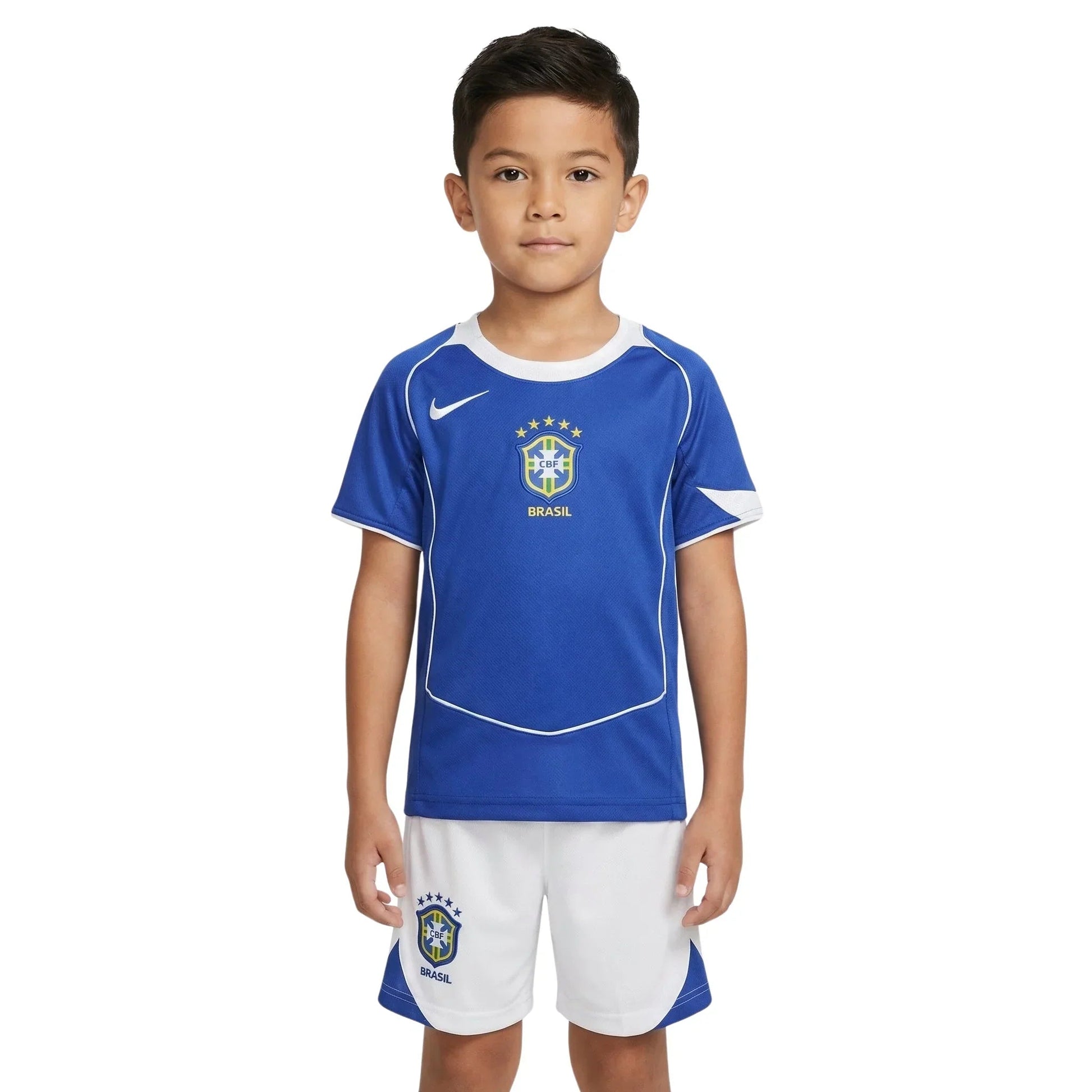 Kids Kit Brazil 2004 II Fan Go Jersey