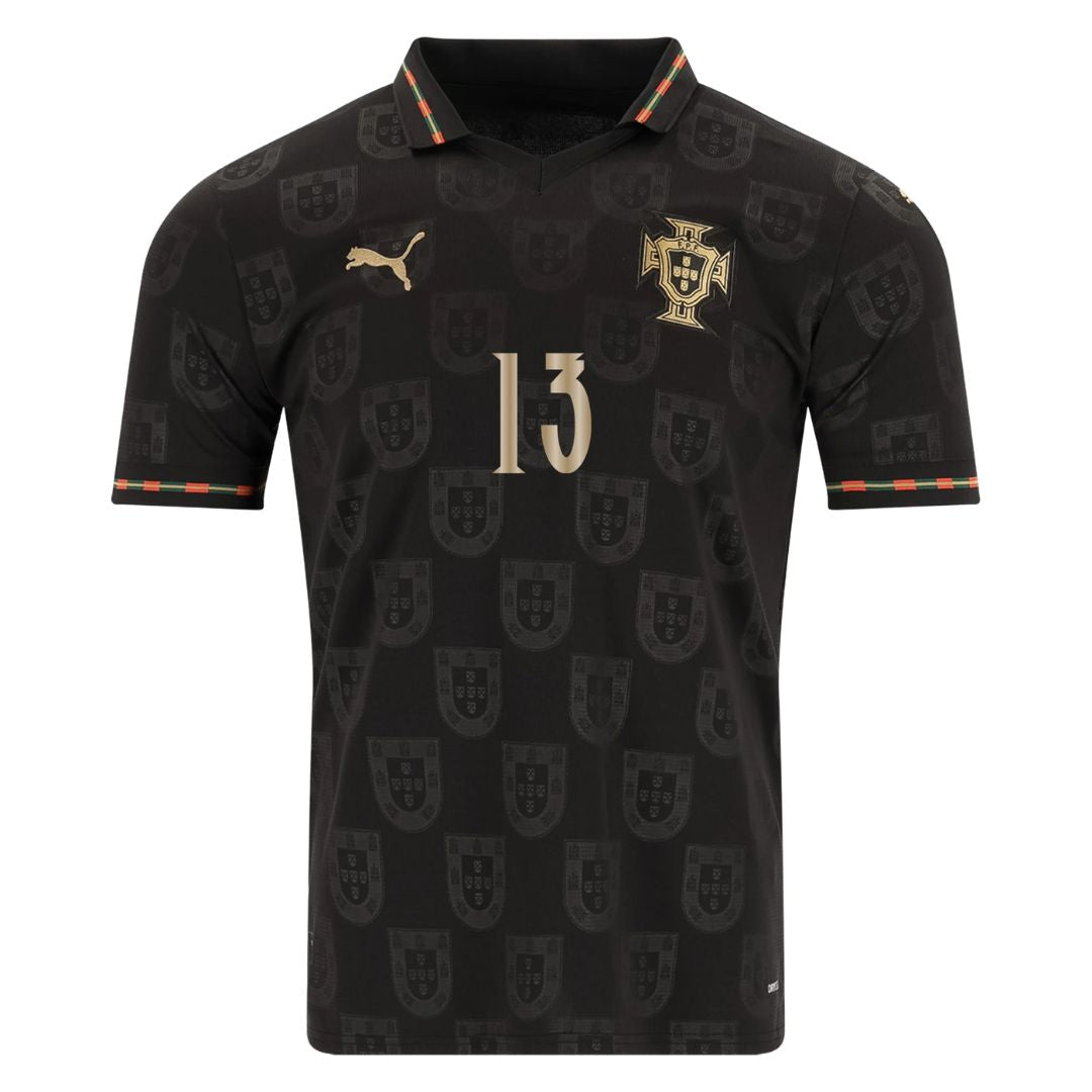 Portugal World Cup Fan Jersey Black Panther 2026 #13 Eusebio Go Jersey