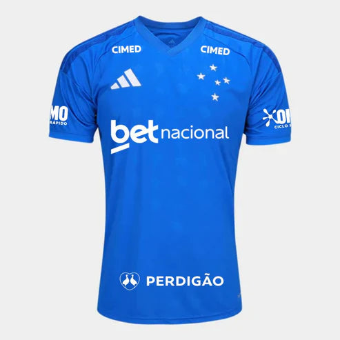 Cruzeiro Home Fan Jersey 2026/27 All Sponsors Go Jersey