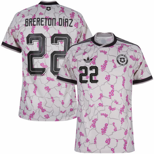 Chile Away Fan Jersey Brereton Diaz 22 Shirt 2026-2027 GoJersey