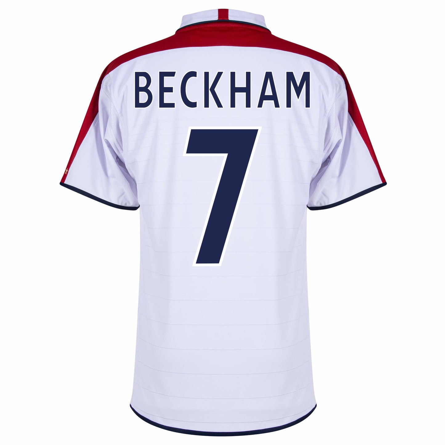 England Retro Home Beckham 7 Shirt 2004-2005 Go Jersey