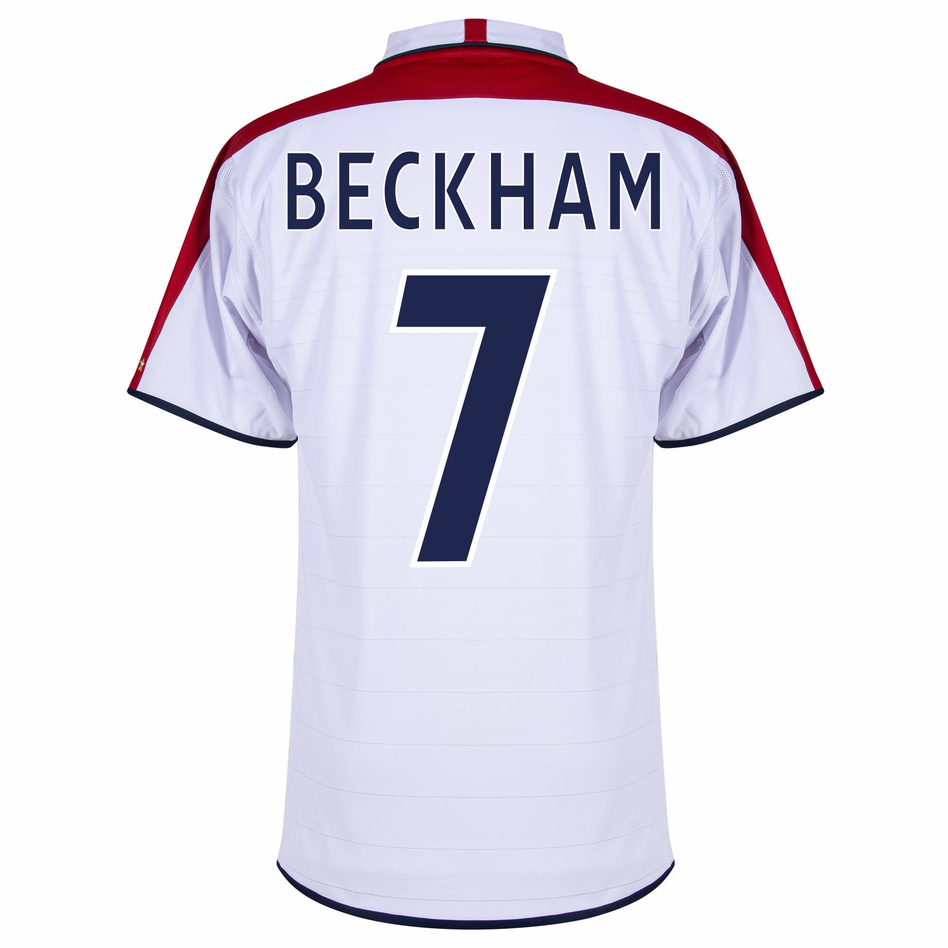 England Retro Home Beckham 7 Shirt 2004-2005 Go Jersey