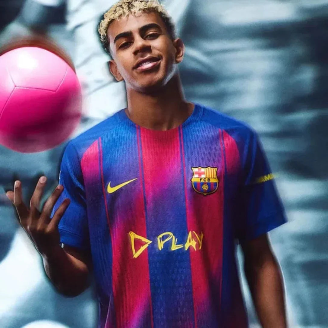 Barcelona Ed Sheeran 2025/26 Kit Edition Released - Home Fan Jersey Go Jersey