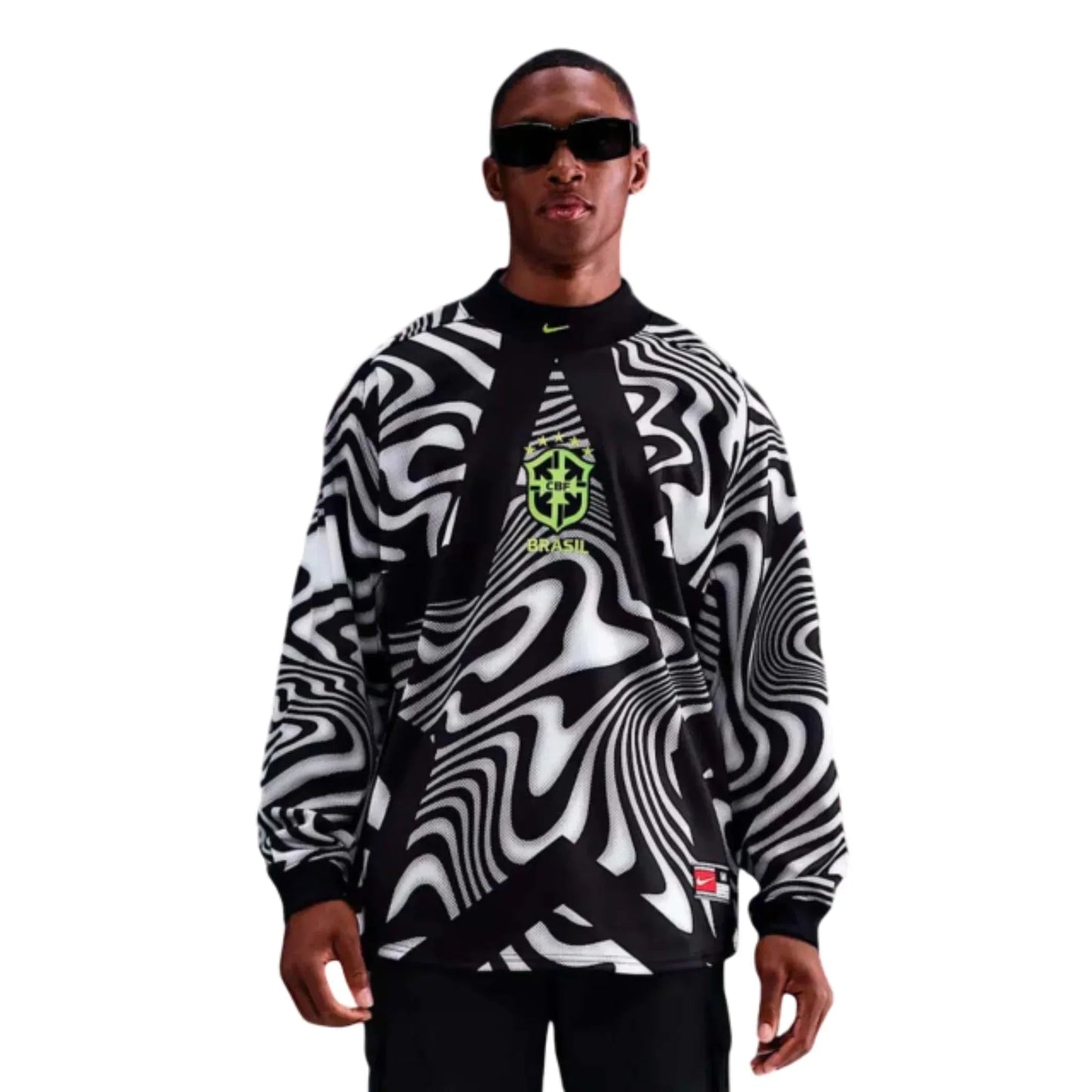 Jersey National Team Brazilian Goalkeeper Longsleeve 2026/27 Fan Go Jersey