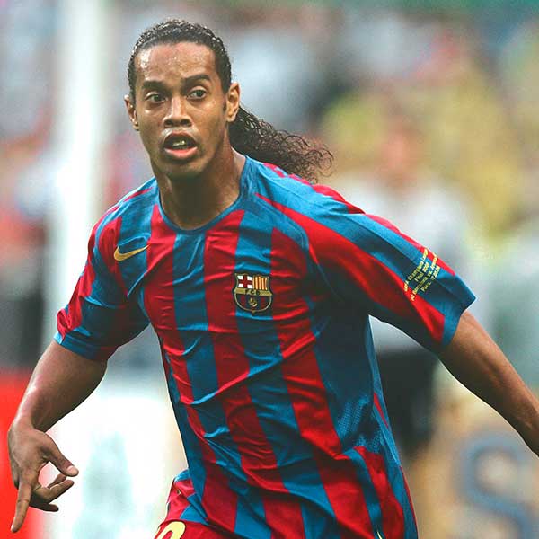 RONALDINHO #10  Barcelona Retro Jersey Home 2006/2007 Go Jersey