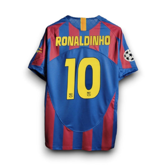 RONALDINHO #10  Barcelona Retro Jersey Home 2006/2007 Go Jersey
