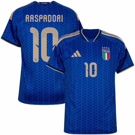 Italy Home Fan Jersey Raspadori 10 Shirt 2026-2027 GoJersey