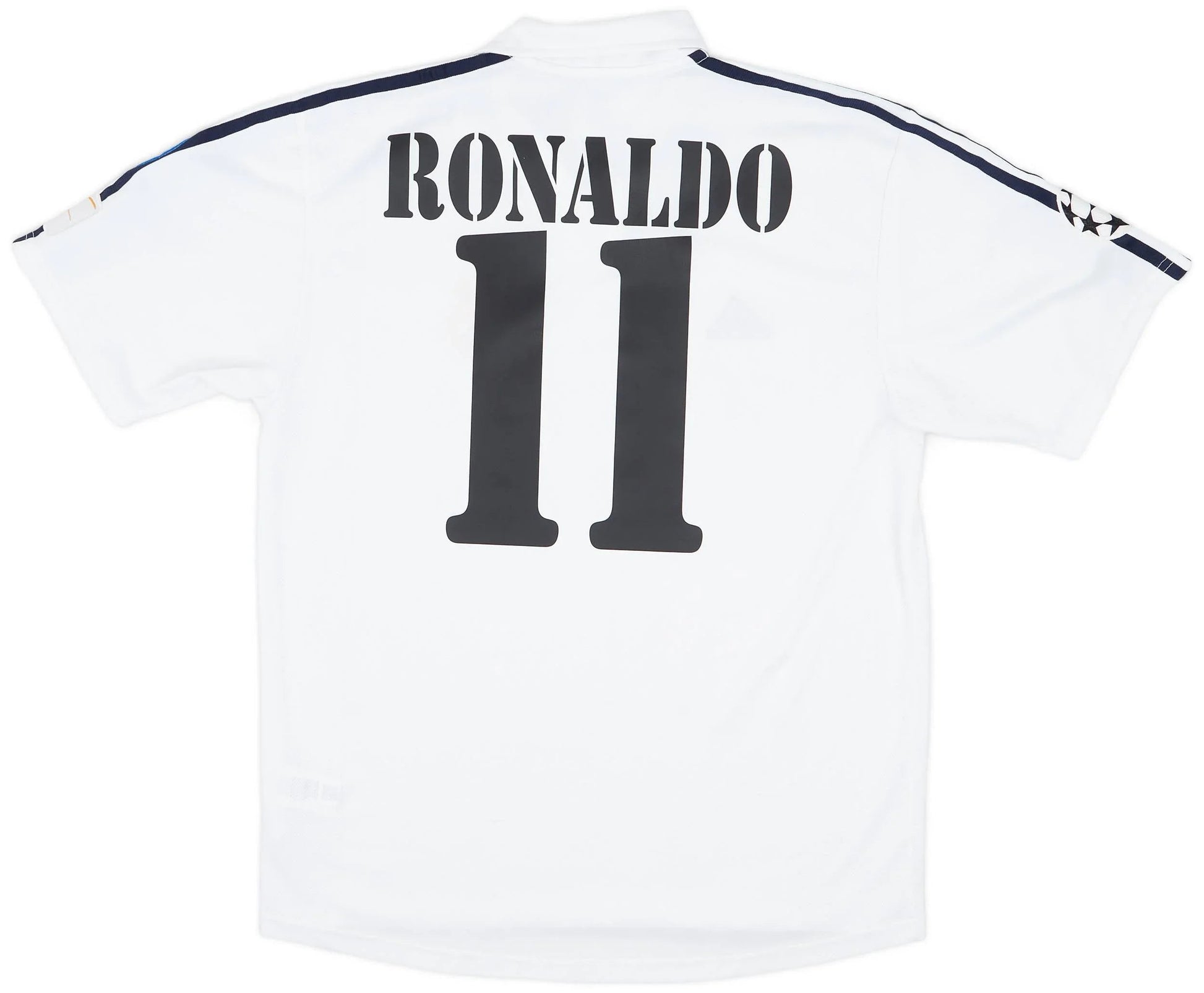 Ronaldo #11 Real Madrid Home Retro Jersey 2002/03 Go Jersey
