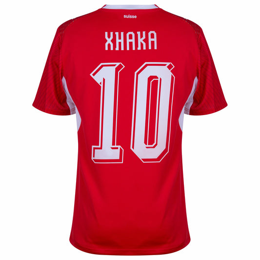 Switzerland Home Xhaka 10 Fan Jersey 2026-2027 Go Jersey