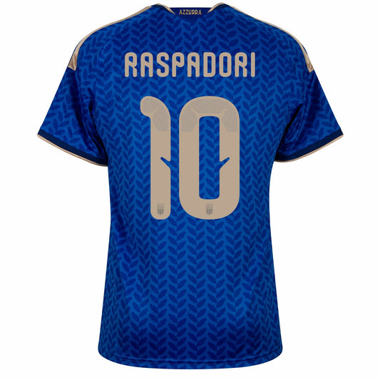 Italy Home Fan Jersey Raspadori 10 Shirt 2026-2027 GoJersey