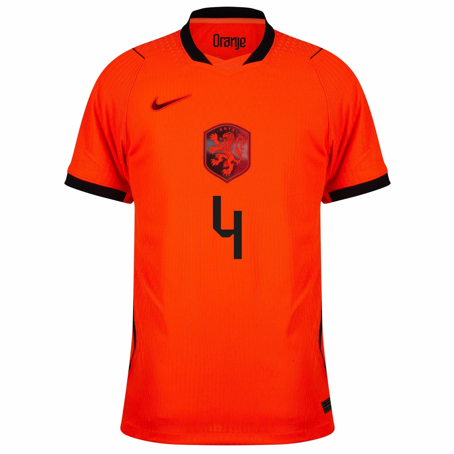 Holland Aero-Fit Match Home Fan Jersey Virgil 4 Shirt 2026-2027 GoJersey