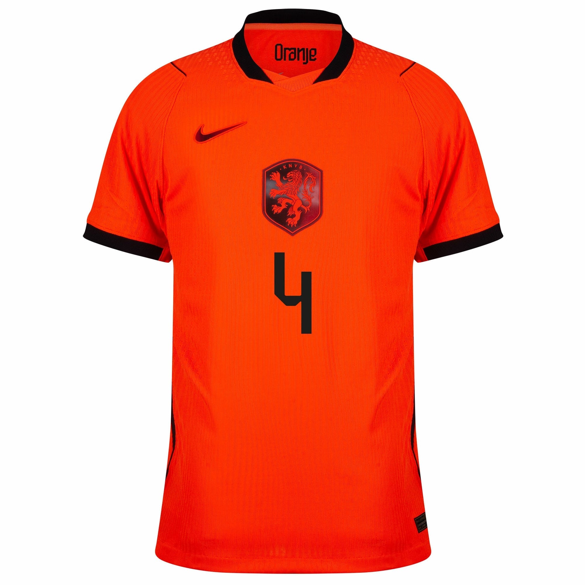 Holland Aero-Fit Match Home Fan Jersey Virgil 4 Shirt 2026-2027 GoJersey