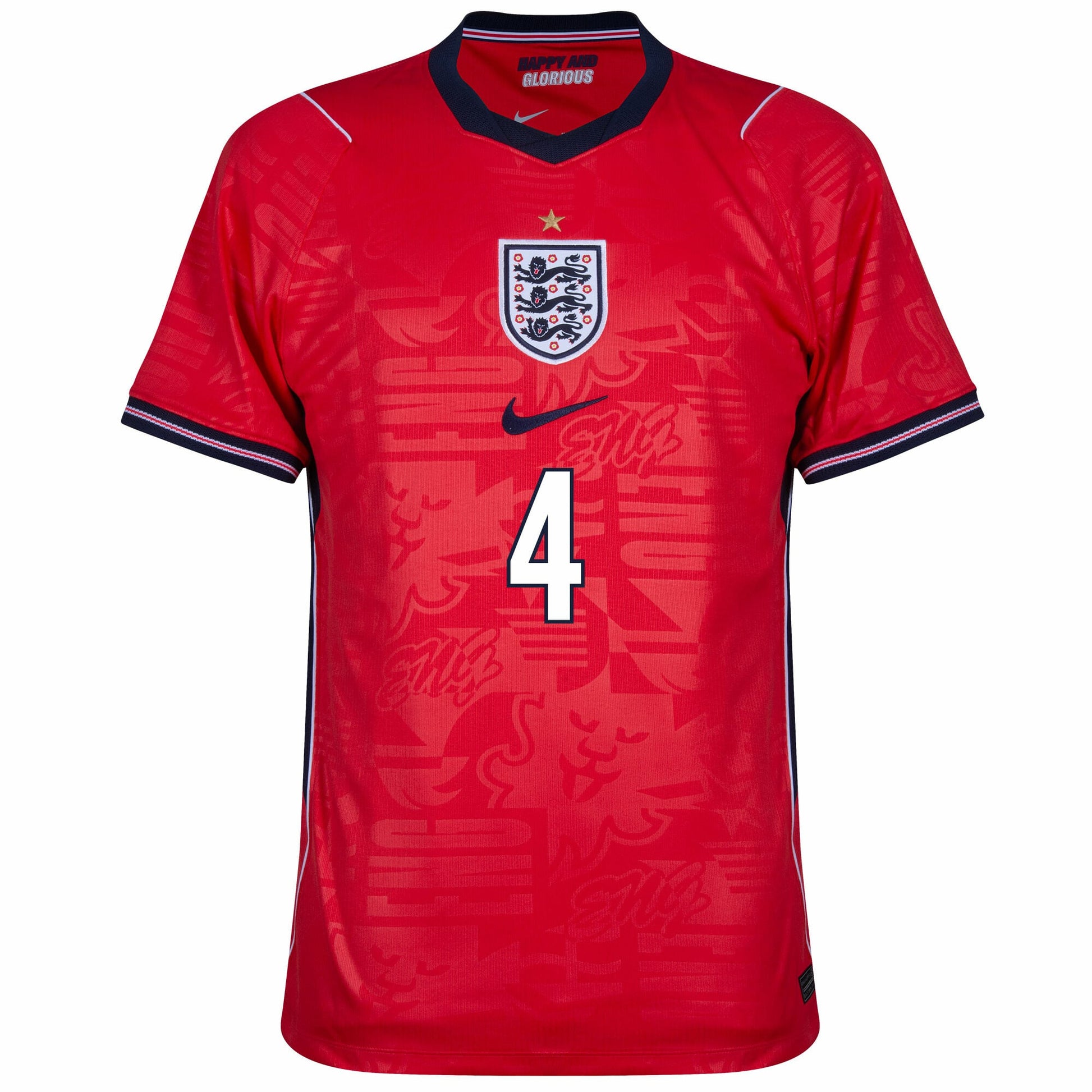 England Away Fan Jersey Rice 4 Shirt 2026-2027 GoJersey