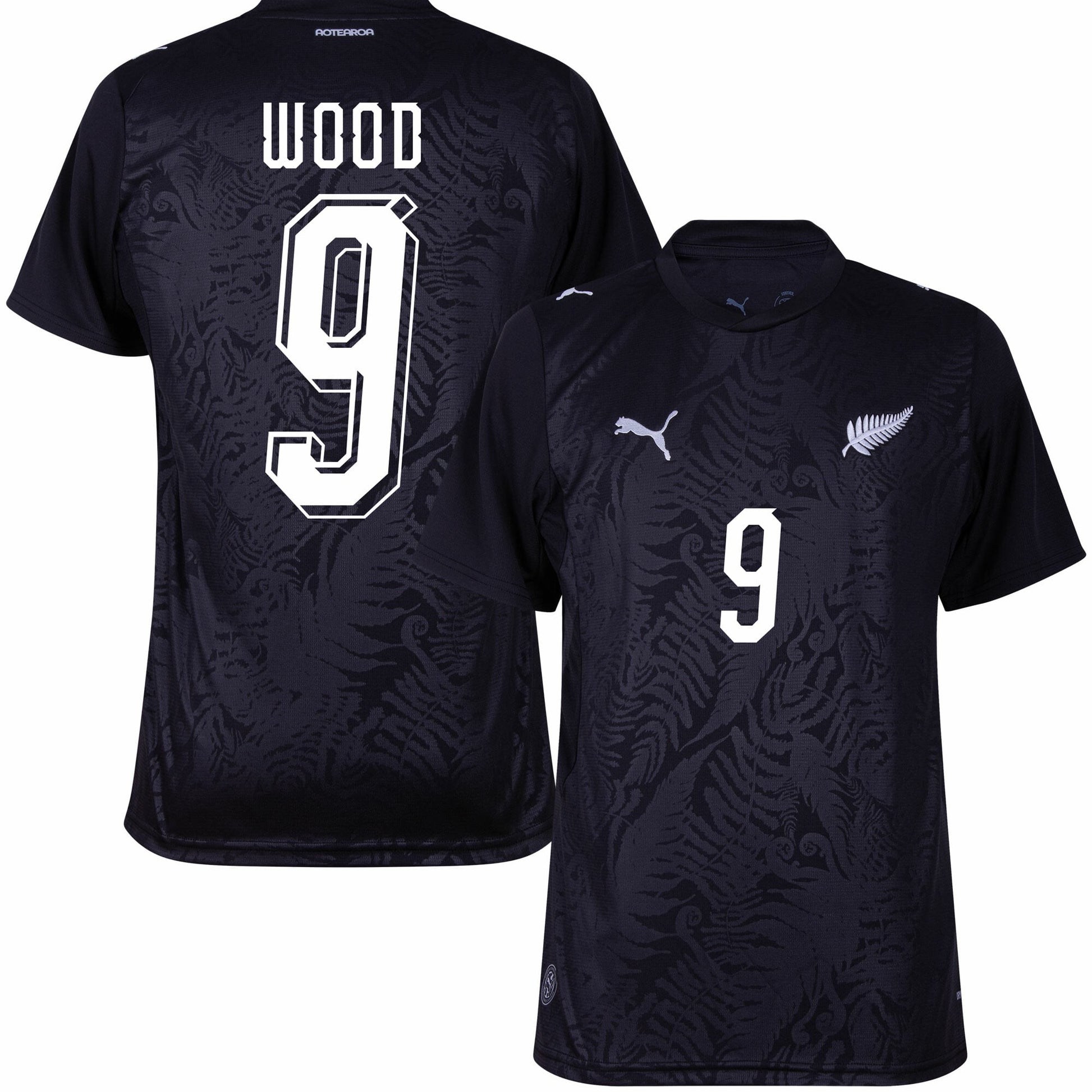 New Zealand Away Wood 9 Fan Jersey 2026-2027 World Cup Go Jersey
