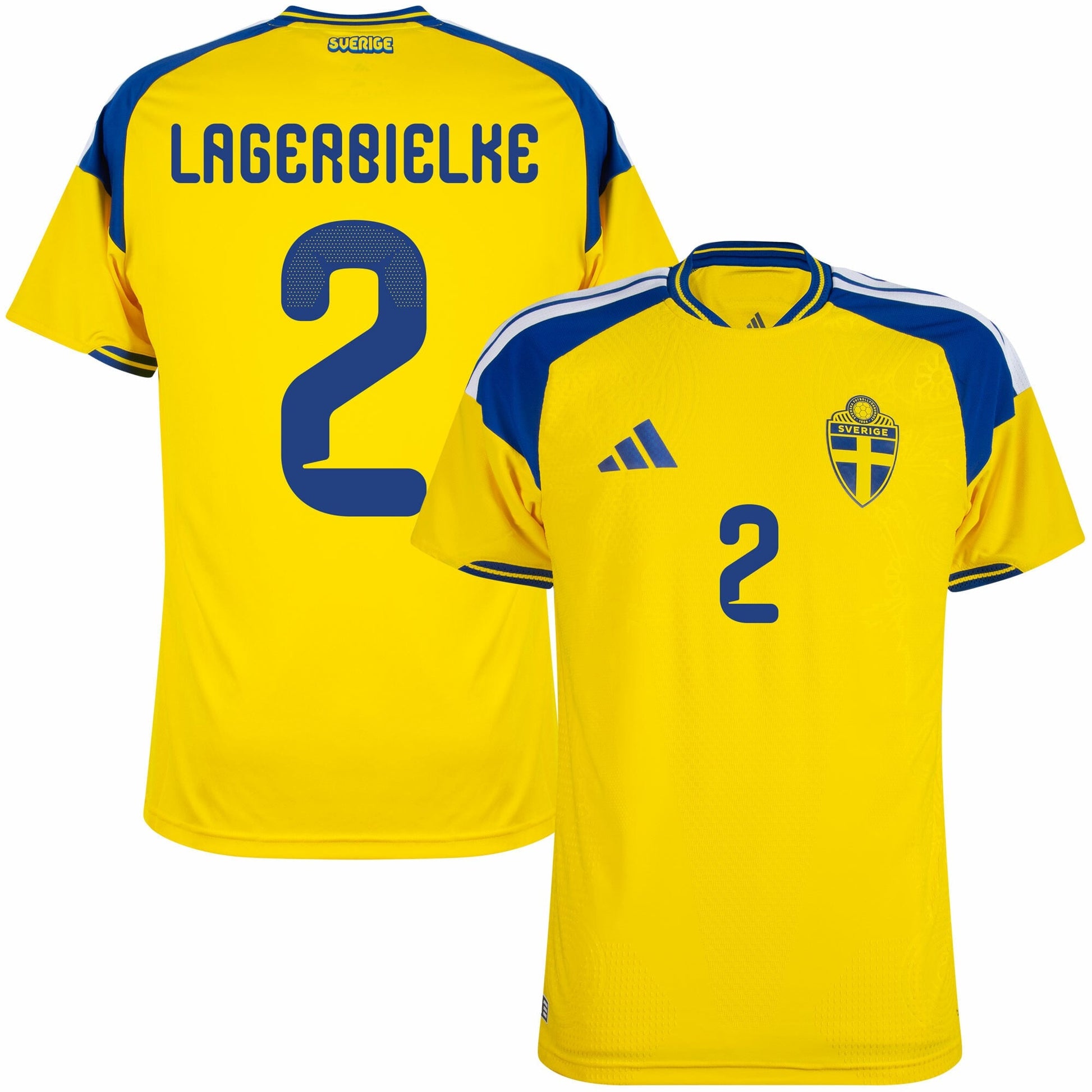 Sweden Home Lagerbielke 2 Fan Jersey 2026-2027 GoJersey