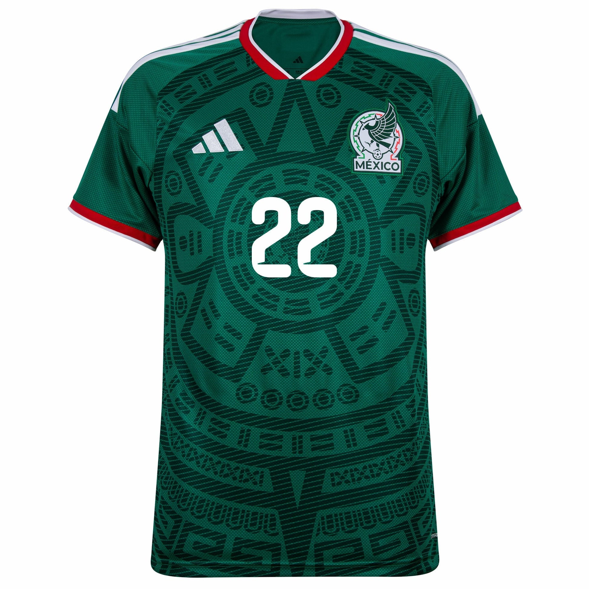 Mexico Home Fan Jersey H.Lozano 22 Shirt 2026-2027 GoJersey