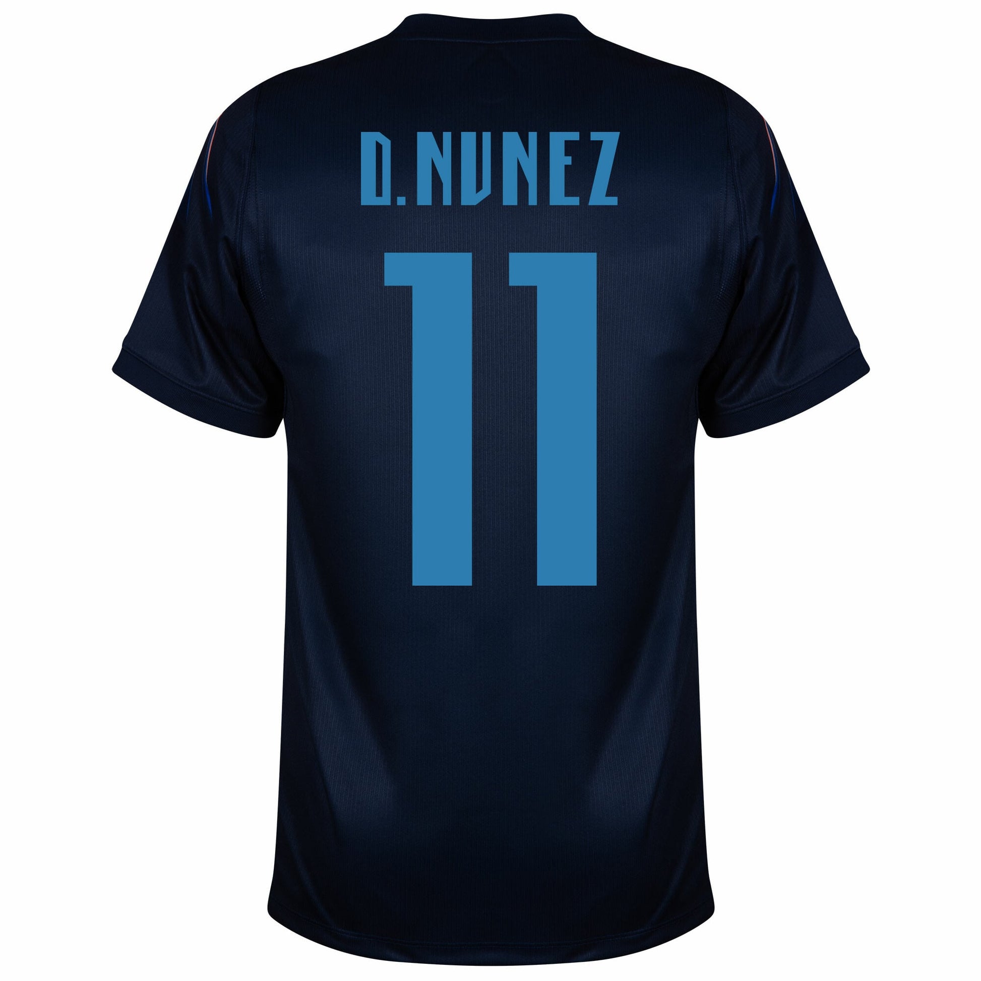 Uruguay Away D. Nunez 11 Fan Jersey Shirt 2026-2027 (Fan Style Printing) Go Jersey