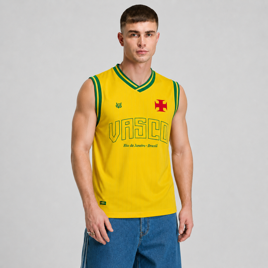 Regata Vasco da Gama 2026 Brasil Canaria da Colina Masculina Go Jersey