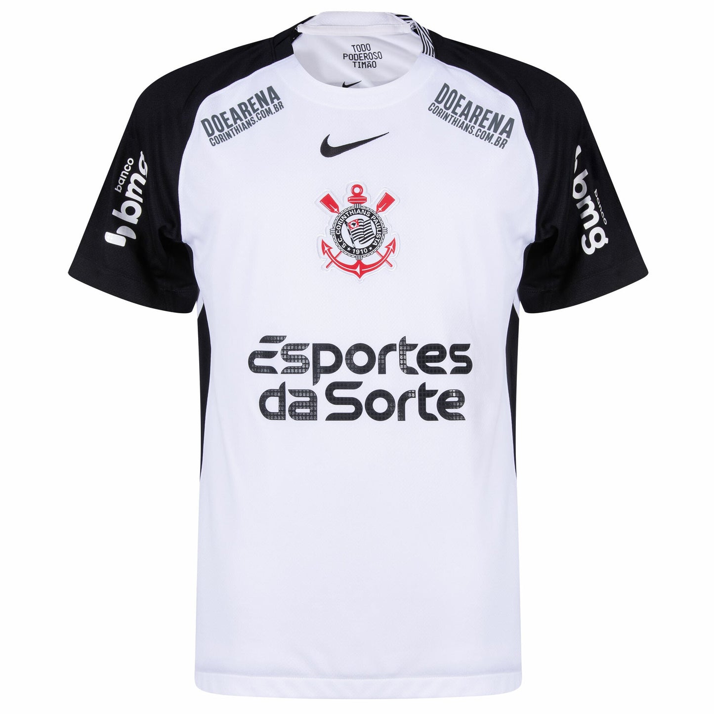 Corinthians Home Fan Jersey Yuri Alberto 9 Shirt incl. Sponsor Set 2025-2026 Go Jersey