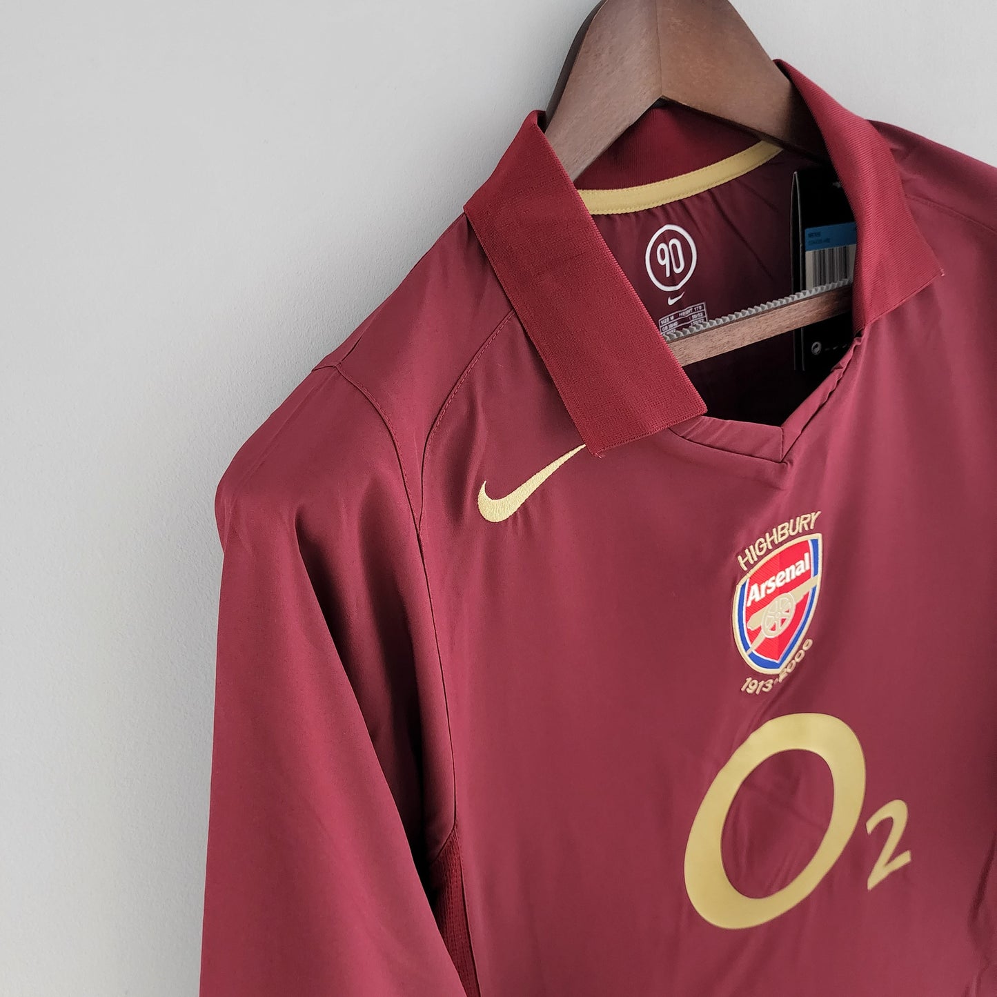 Jersey Longsleeve Arsenal 05/06 Bordo Go Jersey
