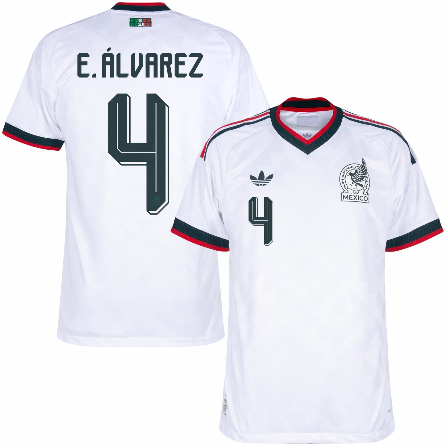 Mexico Player Version Away E. Álvarez 4 Shirt 2026-2027 GoJersey