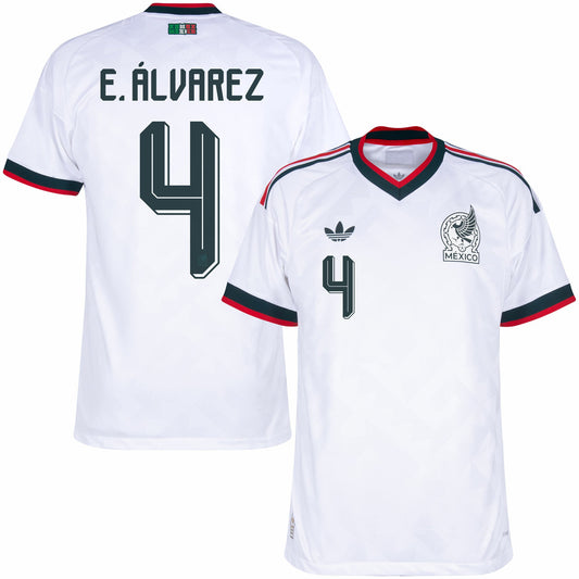 Mexico Player Version Away E. Álvarez 4 Shirt 2026-2027 GoJersey