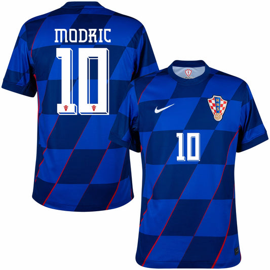 Croatia Away Modrić 10 Fan Jersey Shirt 2024-2025 GoJersey