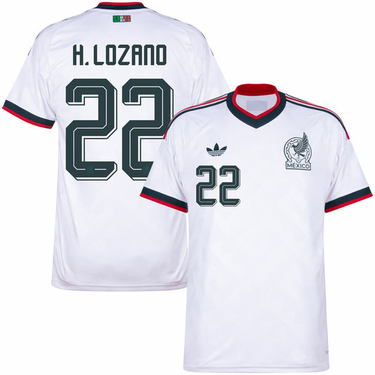 Mexico Away Fan Jersey H.Lozano 22 Shirt 2026-2027 GoJersey