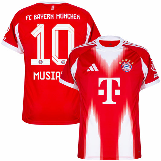 Bayern Munich Home Musiala 10 Fan Jersey Shirt 2025-2026 GoJersey