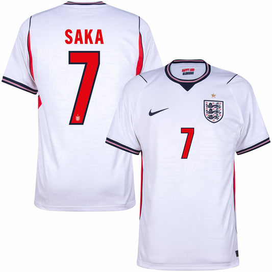 England Home Fan Jersey Saka 7 Shirt 2026-2027 GoJersey