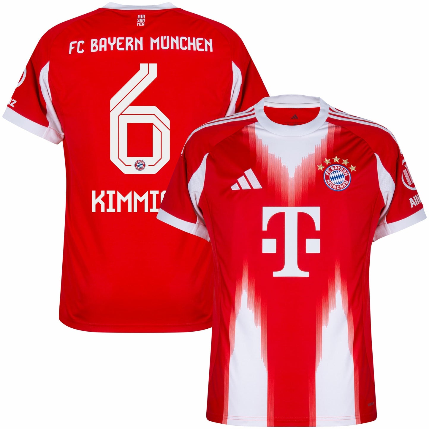 Bayern Munich Home Kimmich 6 Fan Jersey Shirt 2025-2026 GoJersey