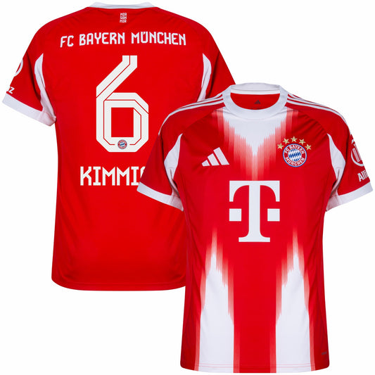 Bayern Munich Home Kimmich 6 Fan Jersey Shirt 2025-2026 GoJersey