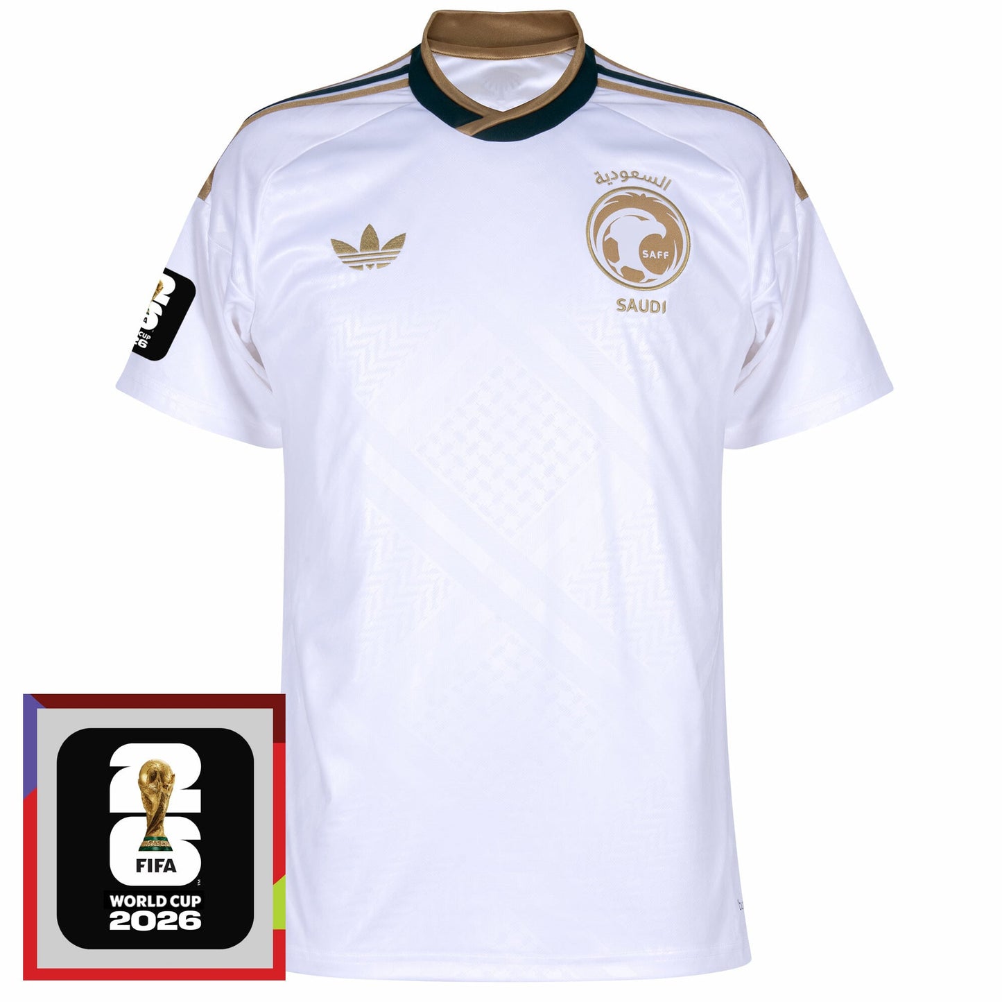 Saudi Arabia Away Fan Jersey 2026-2027 World Cup 2026 Patch Go Jersey
