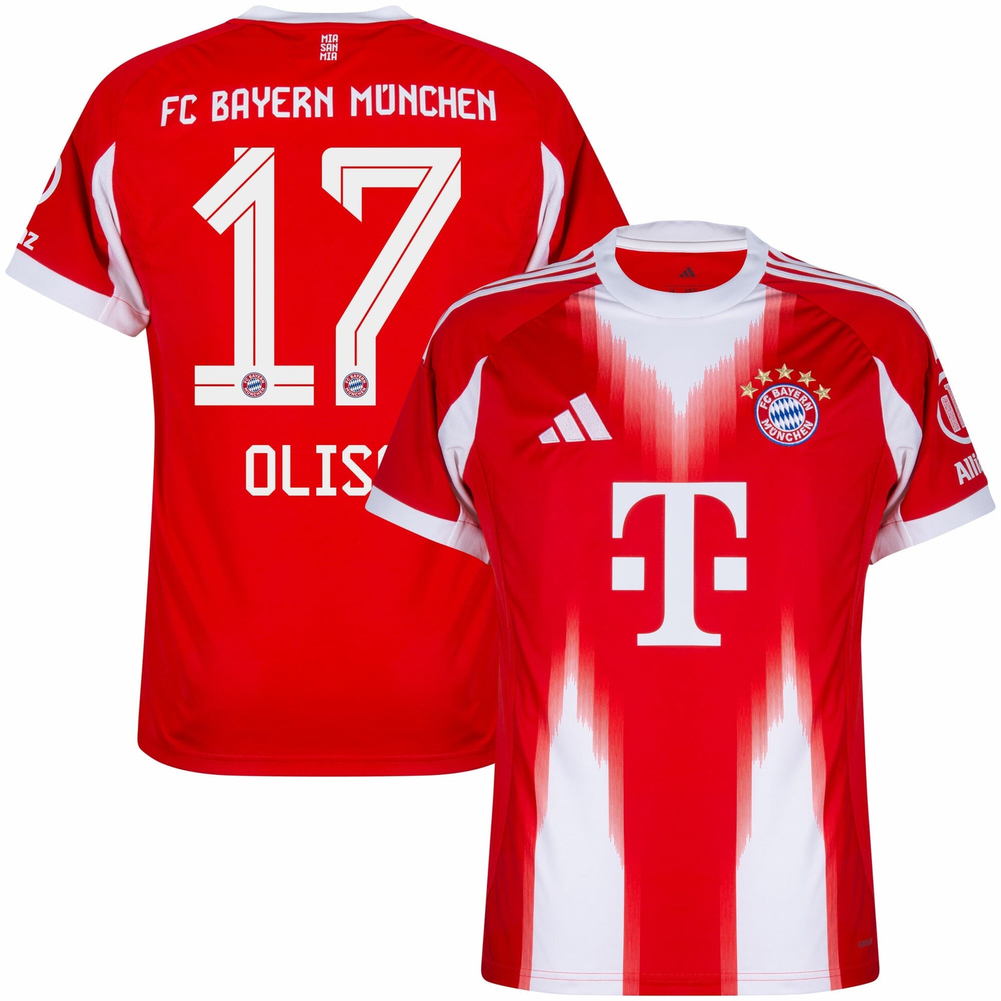 Bayern Munich Home Olise 17 Fan Jersey Shirt 2025-2026 GoJersey