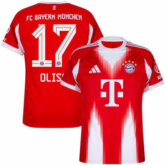 Bayern Munich Home Olise 17 Fan Jersey Shirt 2025-2026 GoJersey