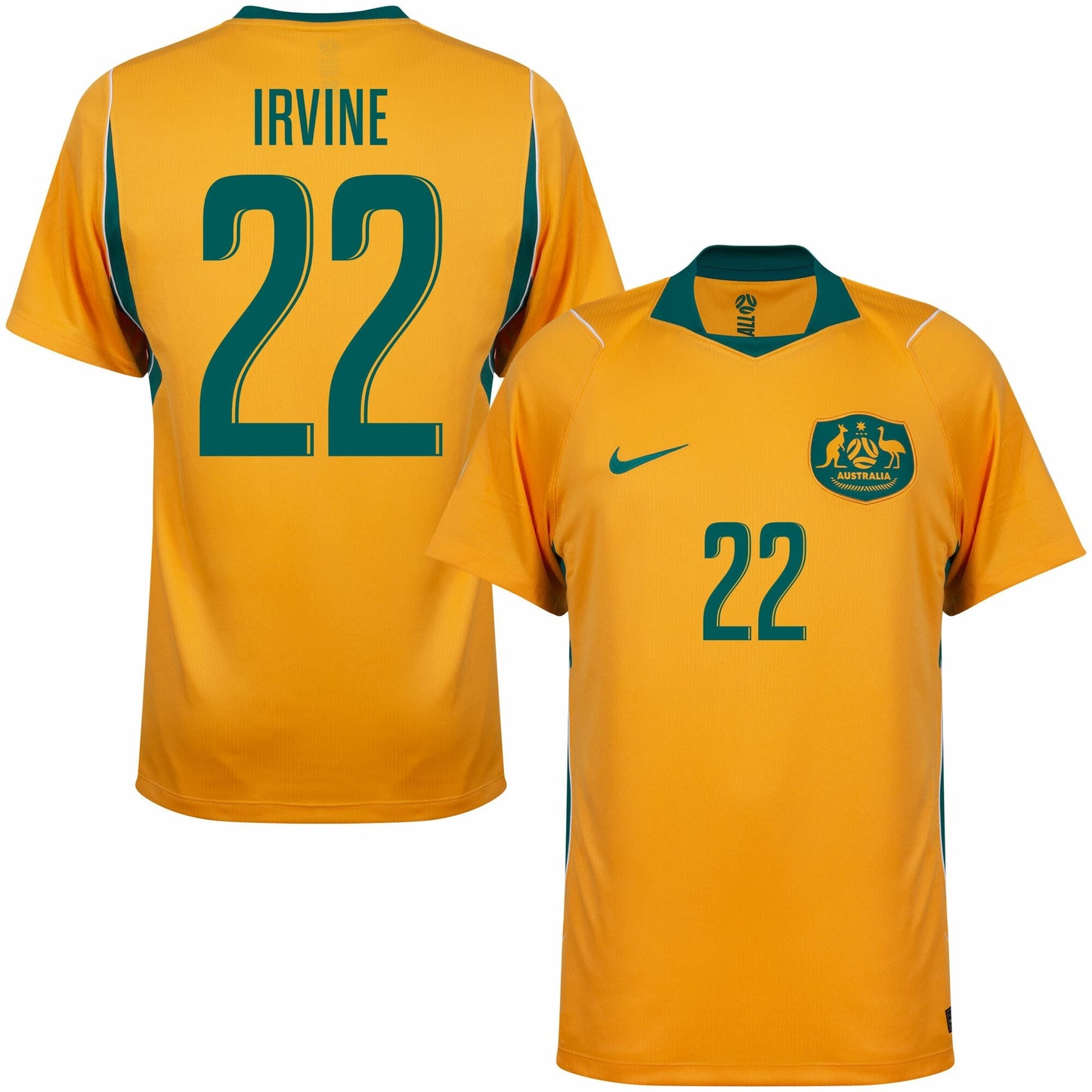 Australia Home Irvine 22 Fan Jersey 2026-2027 World Cup Go Jersey