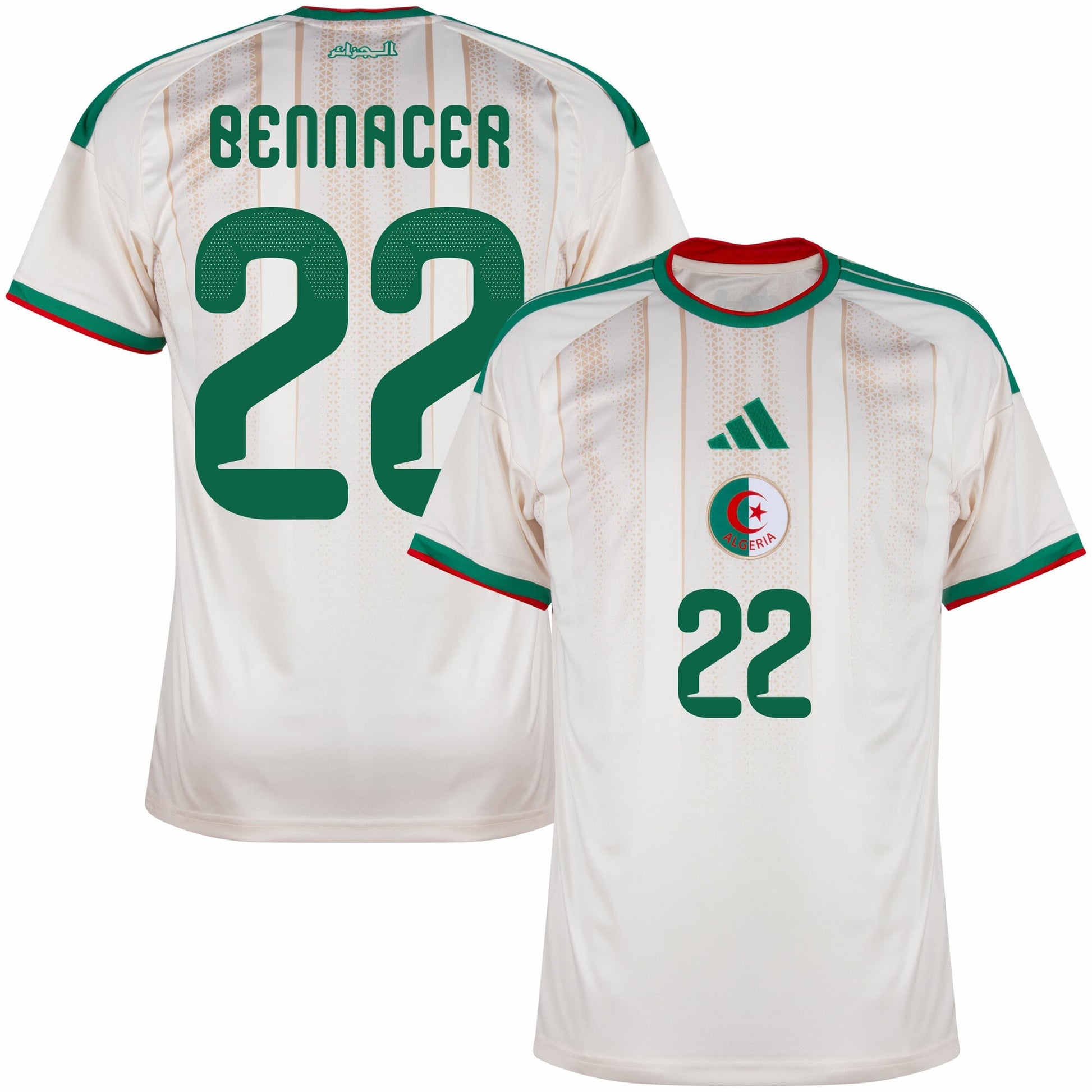 Algeria Home Fan Jersey Bennacer 22 Shirt 2026-2027 GoJersey