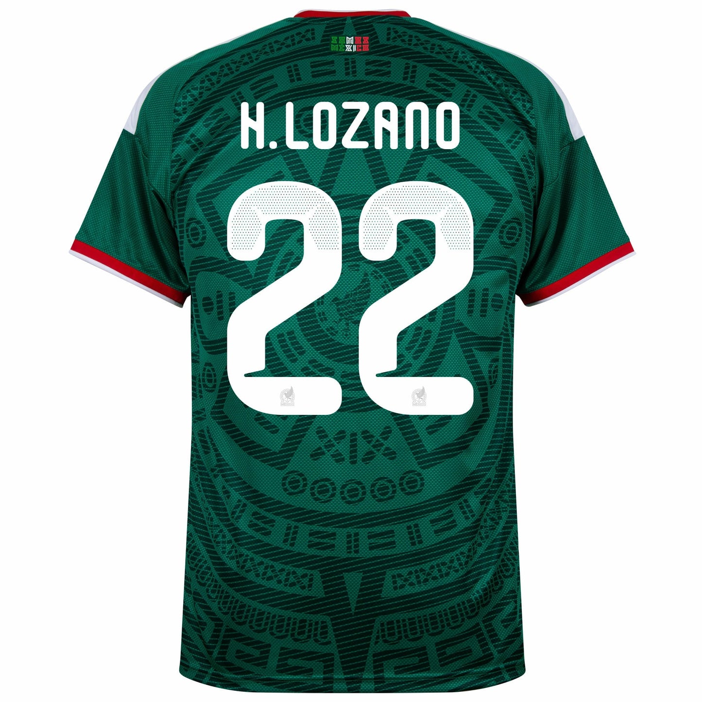 Mexico Home Fan Jersey H.Lozano 22 Shirt 2026-2027 GoJersey