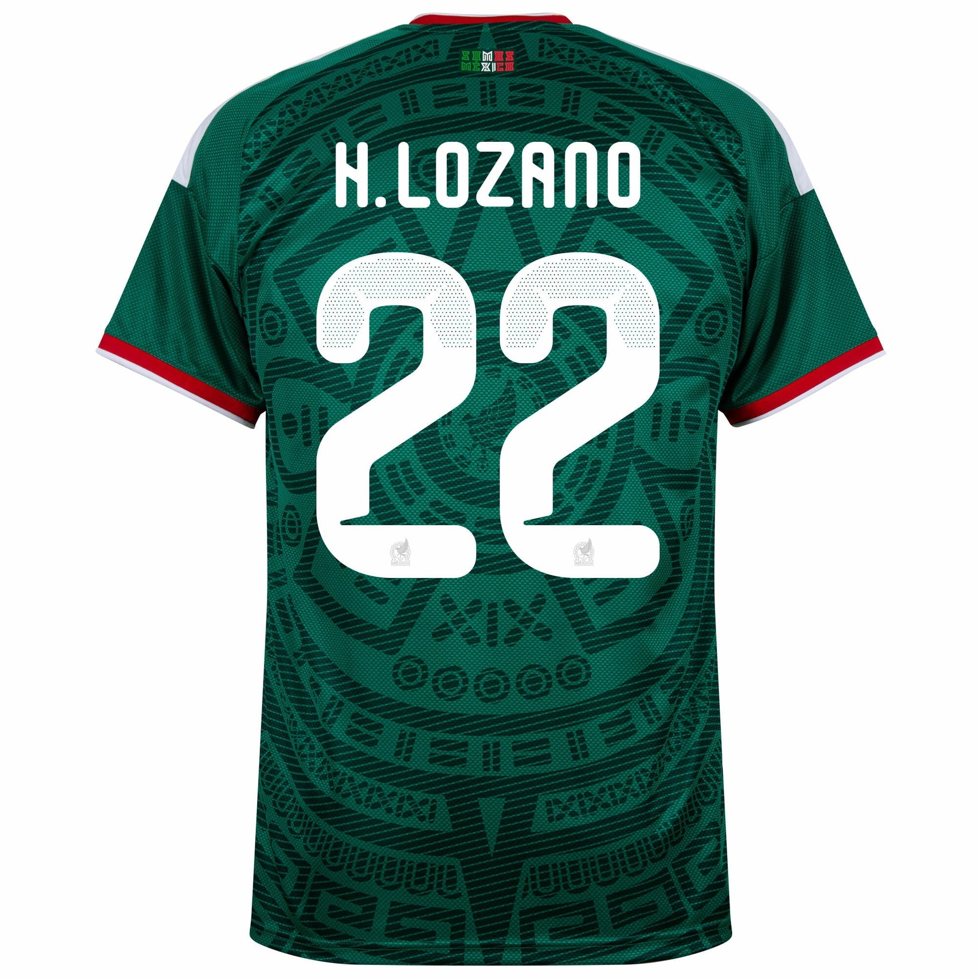 Mexico Home Fan Jersey H.Lozano 22 Shirt 2026-2027 GoJersey