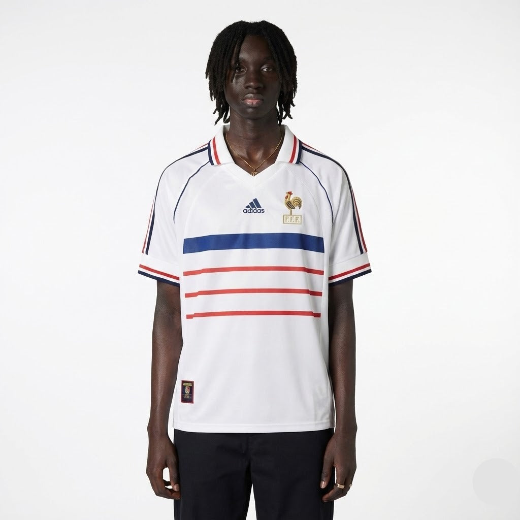 Jersey France 1998 Away Retro Go Jersey