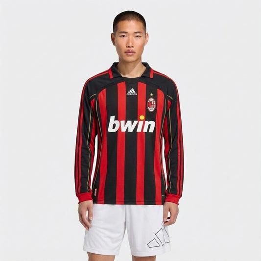 Jersey AC Milan 2006 Home Retro Long Sleeve Go Jersey