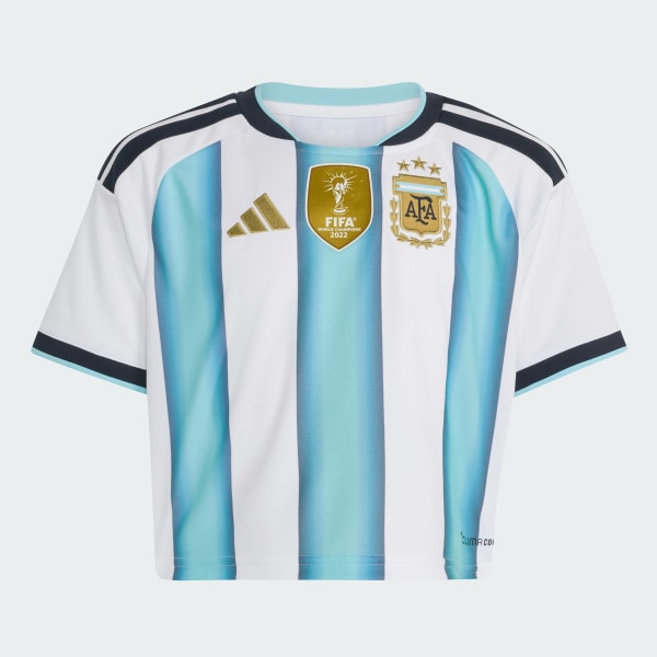 Argentina Home Cropped Jersey Women’s Home World Cup 2026 Go Jersey
