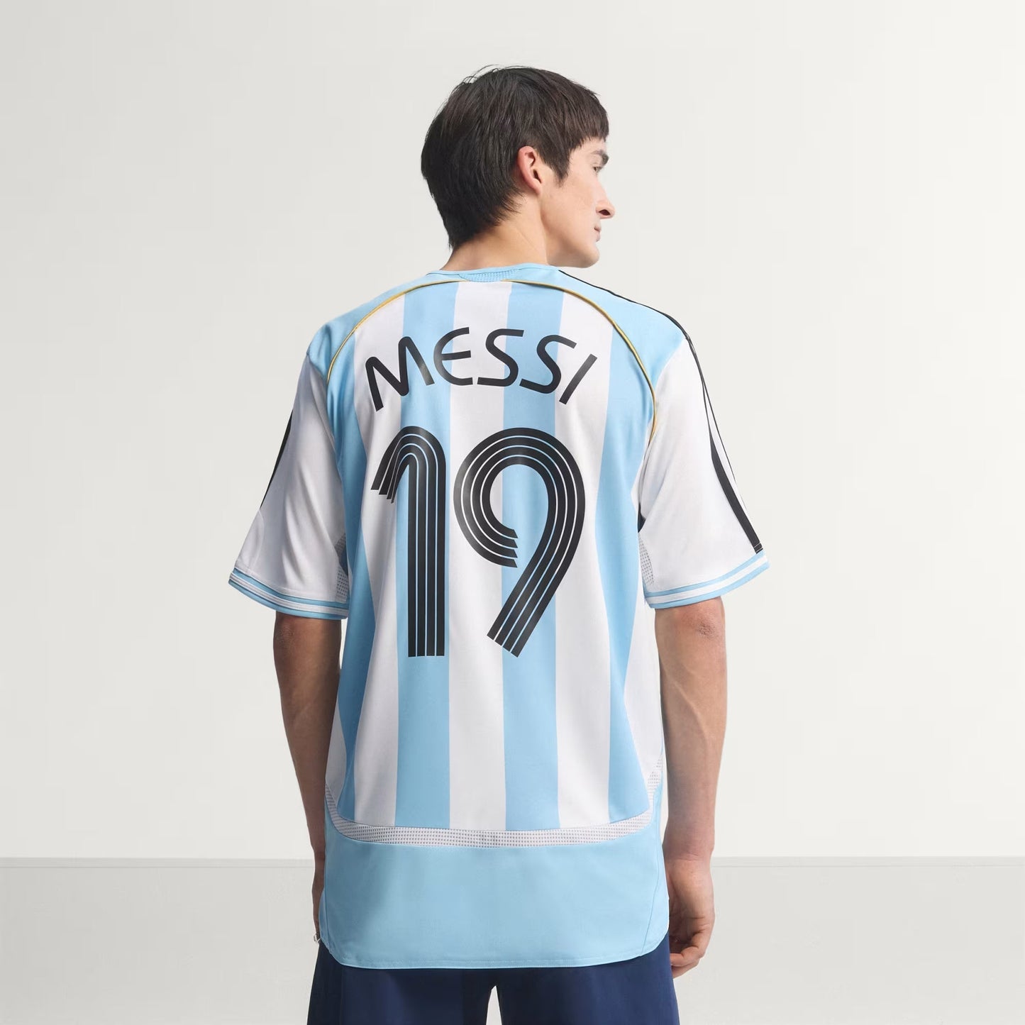 Argentina Home Jersey 2006 Messi #19 - Retro