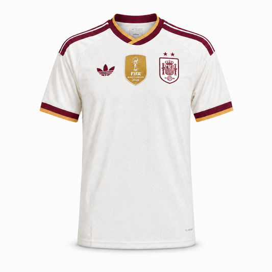 Spain Away Shirt 2026 World Champion Patch Go Jersey