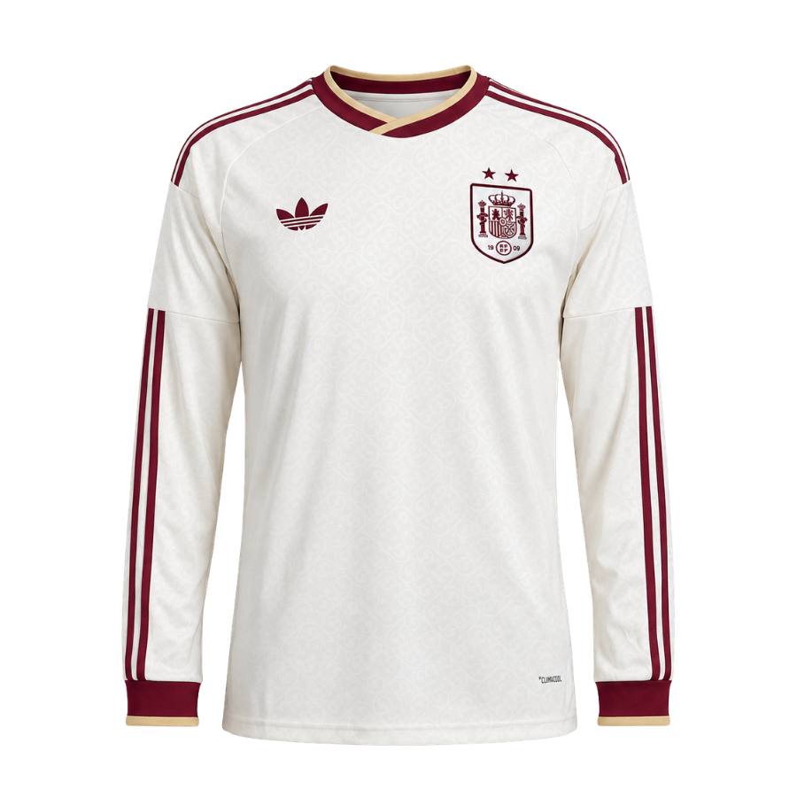 Spain Away L/S Fan Jersey 2026 World Cup Go Jersey